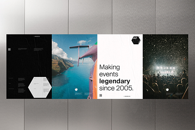 AD Studio posters agency black white branding design grid layout logo minimal posters studio typography visual design visual identity