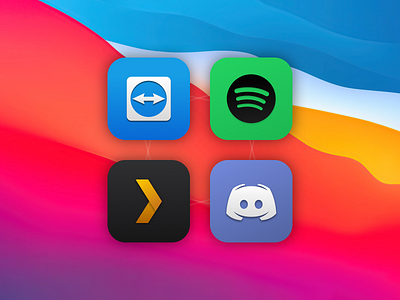 Custom MacOS Big Sur Icons custom icon mac mac icon mac ui spotify ui ux uxui