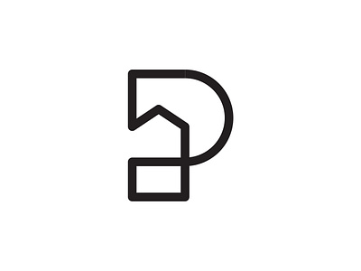 P + House brand clean design flat house icon identity letter p lettermark logo logodesigns logoforsale minimal minimalist logo monogram monogram logo p logo real estate simple