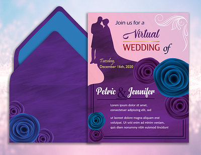 Wedding Invitation adobe illustrator adobe indesign adobe photoshop branding business card freelance freelance designer freelancer graphic designer graphicdesign illustration illustrator logo logo designer package design packaging