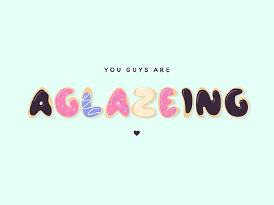 You are a(glaze)ing celebrate design donuts food illustration illustrator