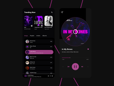 Music app design music music app music app design music app ui music application music player musician ui uidesign