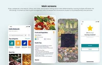 Organic food source app branding design illustration minimal mobile mobile app typography ui ux