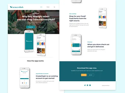 Organic food source design minimal typography ui ux web webapp design