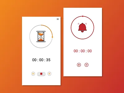 Countdown Timer Design for Daily UI Day 14 app countdown countdowntimer dailyui dailyuichallenge design flat flatdesign graphic design illustrator minimal minimalism user interface web
