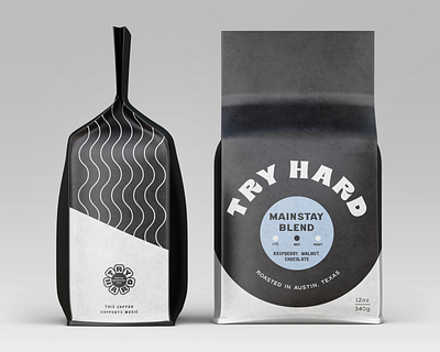 Coffee Bag Design branding branding design coffee mockup package design package mockup simple