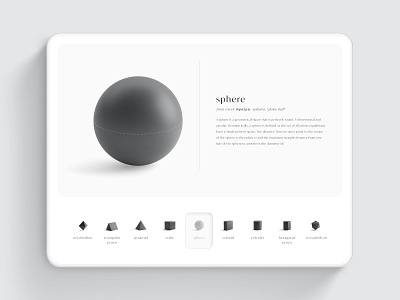 Minimalistic Touch Navigation - Balance & Shape adobe adobe xd design flat interface minimal minimalist mockup modern ui