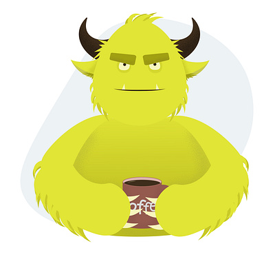 Monster adobe illustrator flat illustration vector