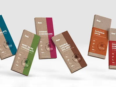 Insa Chocolate Bar Line design packaging design