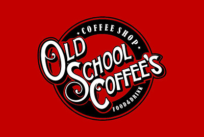 Old School Coffee's design graphicdesign logo