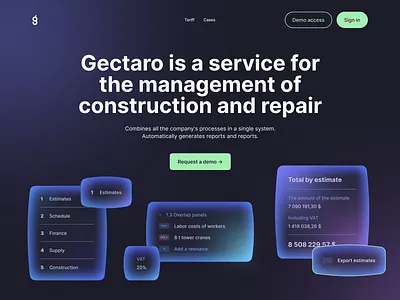 Frame 75 app clean design gectaro graphic graphics illustration management repair service service app service design services ui ux web website