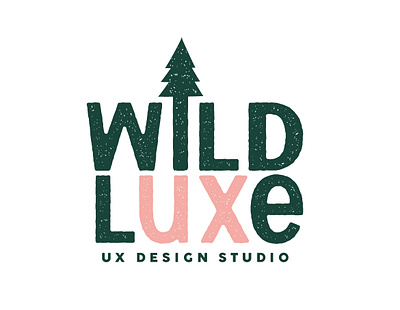 Wild Luxe - UX Design Studio branding custom logo icon illustration logo logo design branding logos logotype nature logo tree logo typography design uidesign uiux ux designer ux icon ux ui vector