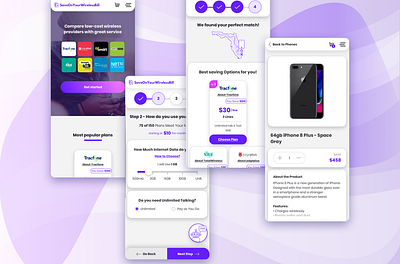 Mobile Version Decision Engine app branding design illustration ui ux vector web