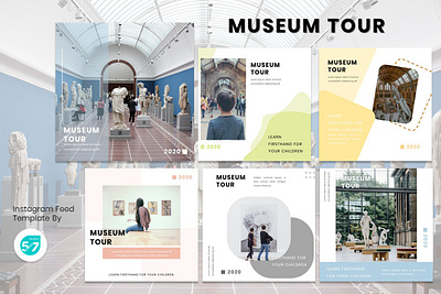 Instagram Feed Template - Museum branding design designs graphic graphic design graphicdesign instagram instagram post instagram story instagram template tamplate