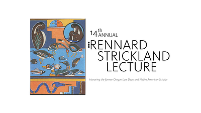 Rennard Strickland Lecture Official Wordmark Logo branding digital marketing illustrator logo design wordmark logo