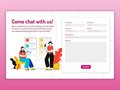 Daily UI #028 - Contact Form 100 days of ui 100daysofui daily ui daily ui challenge dailyui dailyuichallenge design figma ui ui design uidesign