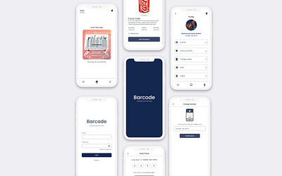 Barcode Application app app ui ux web branding designui illustration typography ui ui ux web design ux web