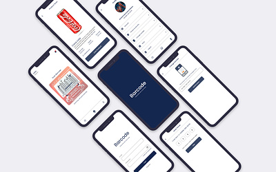 Barcode Application app app ui ux web designui ui ui ux web design ux web