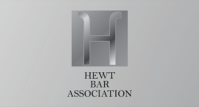 Hewt Bar Association graphic design legal office monogram logo