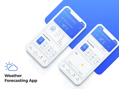 Weather App dribbble invite mobile app rahul chauhan weather weather app weather forecast weather icon