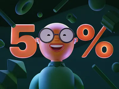 Black Friday Characters 3d black friday blender charackter deal illustration restream