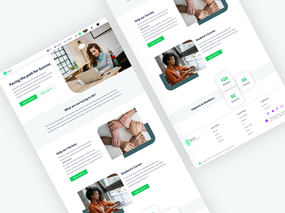 Landing page clean design flat inspirations landing landingpage minimal photos sponsor sponsorship ui ux web website