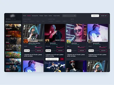 Gaming Web App