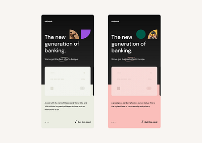 Banking Promo app application bank banking concept minimalism mobile mobile ui modern modernism promo promotion ui uidesign ux uxdesign