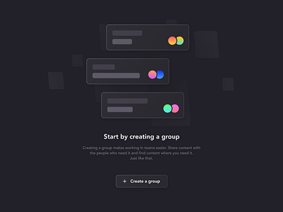 UI Empty State cta dark mode empty empty state emptystate group ui uiux window