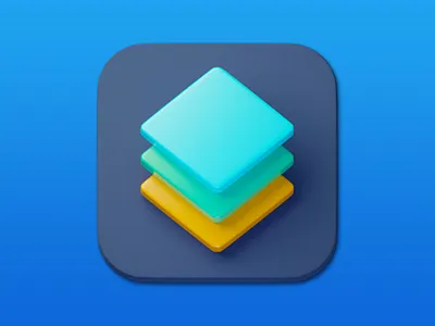 8. Layers 3d 3d art adobe photoshop b3d blender3d design icon illustration minimal photoshop