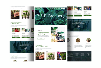 Nursery in our Hands branding design nepal nursery order tree typography ui ux website