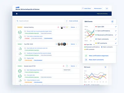 🔎 Web App for Auditors - Projects Dashboard Redesign app audit audit app auditors app dashboard dashboard app dashboard design dashboard ui desktop desktop app information architecture software design tool ui uiux ux web app web interface web tool