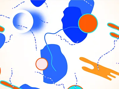National diabetes camp abstract graphics visual identity