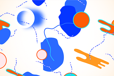 National diabetes camp abstract graphics visual identity