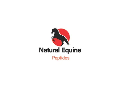 Logo (natural equine peptides) adobe illustrator brand identity branding creative logo illustration logo logo design logos