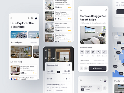 Hotel Booking App hotel app hotel booking hotel booking app mobile app travel app ui ux vacation