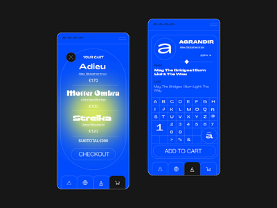 Font/Mobile branding font design mob mobile mobile app mobile app design mobile design mobile ui typography ui ui ux ui design uiux ux web design website