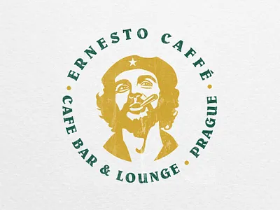 Ernesto Caffe, cafe bar & lounge logo proposal. brand designer branddesigner caffe che guevara coffee coffee logo coffee logo design coffee shop coffeeshop ernest graphic designer graphicdesigner logo logo design logo design branding logo designer logodesign logodesigner logos logotype