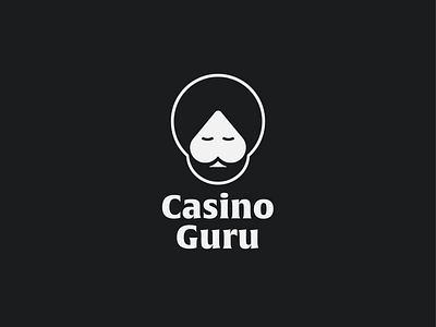 Casino Guru branding casino design dual meaning guru illustration logo logo casino logo design logo design concept logo designer logo dual meaning logo guru logo inspiration logo poker logo type logodesign logos logotype poker