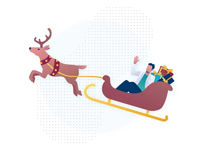 Christmas illustrations 🎅 animal illustration branding character illustration christmas christmas card christmas party christmas tree christmas trees doctor family gifts gradient illustration merry christmas presents santa santaclaus