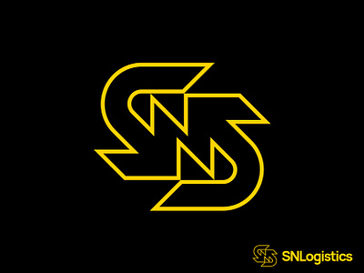 Sn Logistics arrows brand branding letter logistics logo mark monogram n s transport