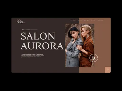 Beauty & hairsalon website design branding design flat layout logo minimal typography ui ui design vector web webdesign wordpress