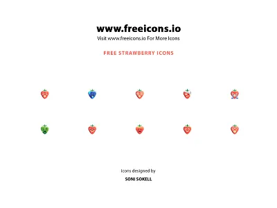 Free strawberry icons branding free free icons icons icons pack icons set illustration strawberry strawberry icons vector