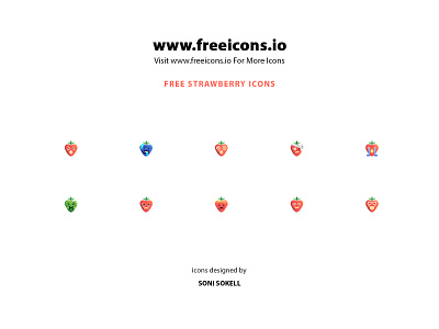 Free strawberry icons branding free free icons icons icons pack icons set illustration strawberry strawberry icons vector