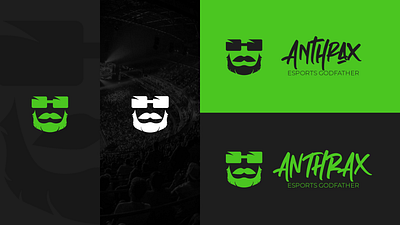 Anthrax Beard Logo Concept branding design esports gaming geometric illustration logo logo design mettlestate nth vector