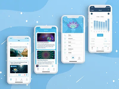 Deeph app design ui ux vector вектор дизайн приложение