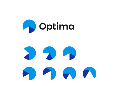 Optima, sports activity tracking logo: O, timer, chart, mountain 0 abstract activity analytics chart clock graphic letter mark monogram logo logo design logomark minimalist mountain top o optimum peak sports timer tracker tracking