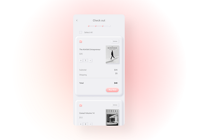 Checkout(neumorphism) app checkout checkout page dailyuichallenge design neumorphic neumorphism pastel pink ui ux