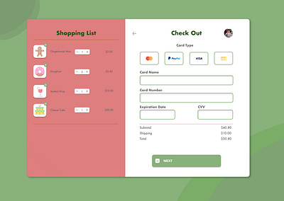 Christmas Shopping list - Check out dailyui dailyui 001 design web