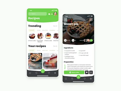 Recipe App concept design mobile mobile app mobile design mobile ui ui ui design ux ux design uxdesign